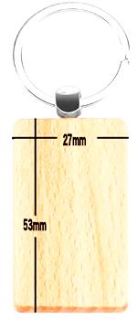 木製キーホルダー・CHIYAMAコラボ (両面)